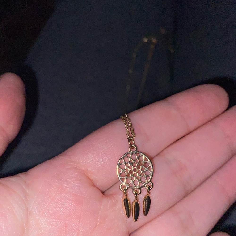 Dream catcher necklace from Forever 21